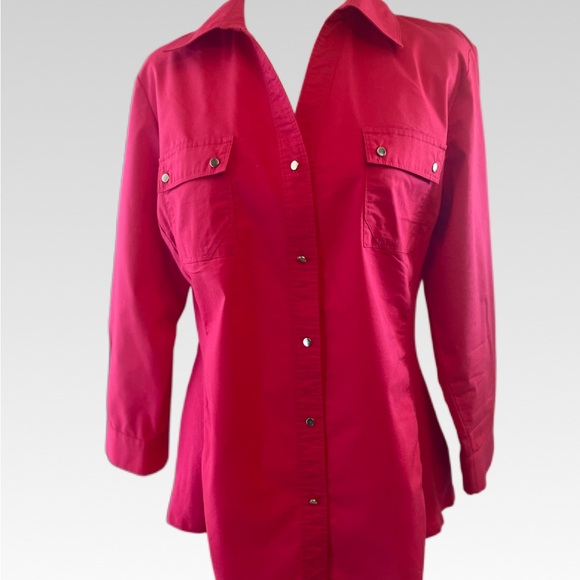 Zac & Rachel pink Button-Down Shirt size L - Picture 3 of 11